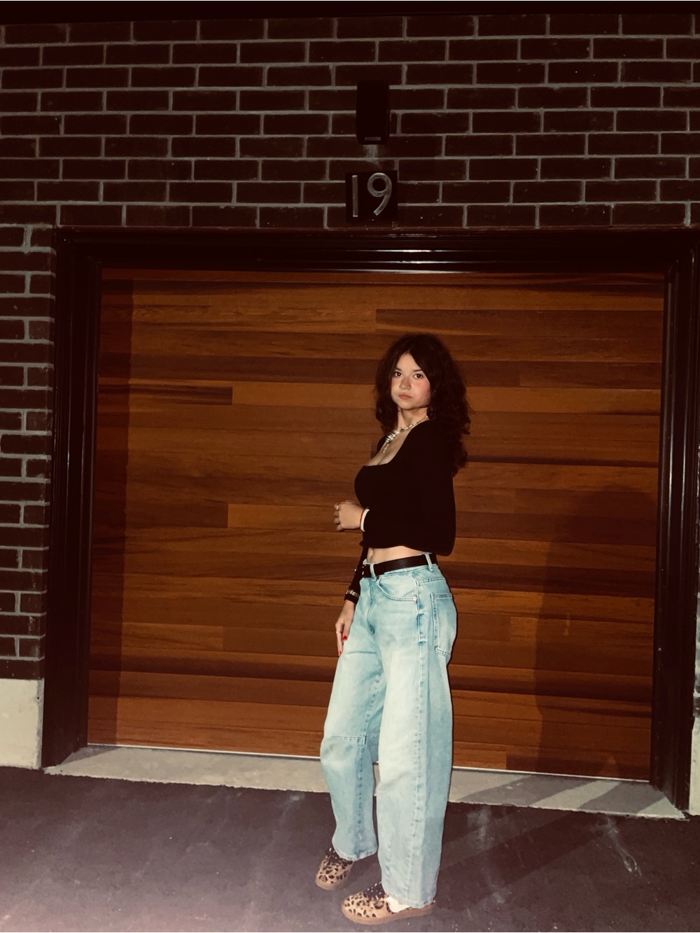 Zara Light Blue Wide-Leg High-Rise Jeans